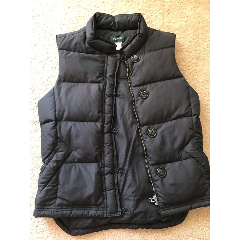 J Crew Black Vest